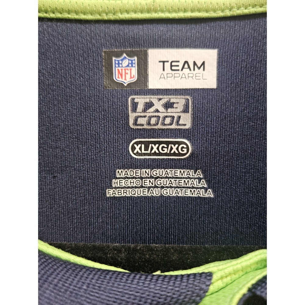 NFL Size XL Men Team Apparel TX3 Cool Team Polo Seattle Seahawks Short Sleeves - Picture 3 of 6